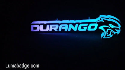 Durango hellcat RGB badge