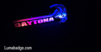 Daytona goat RGB badge