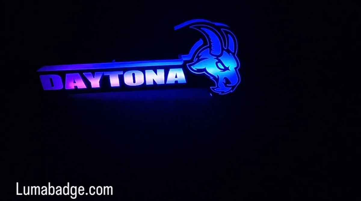 Daytona goat RGB badge