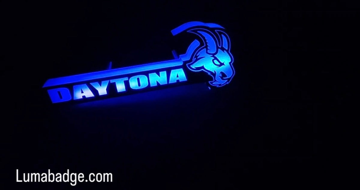 Daytona goat RGB badge