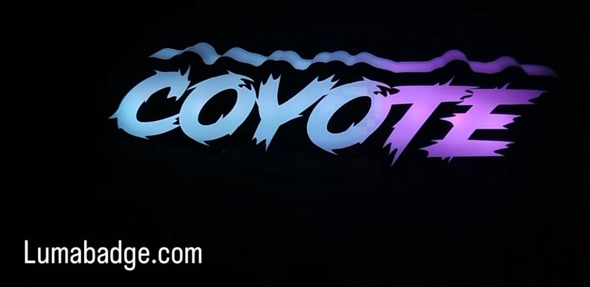 Coyote RGB badge