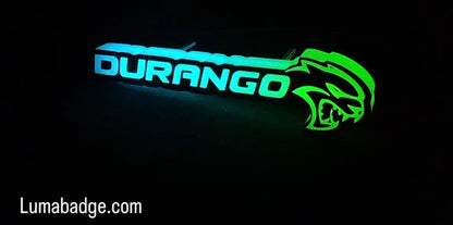 Durango hellcat RGB badge