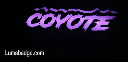 Coyote RGB badge