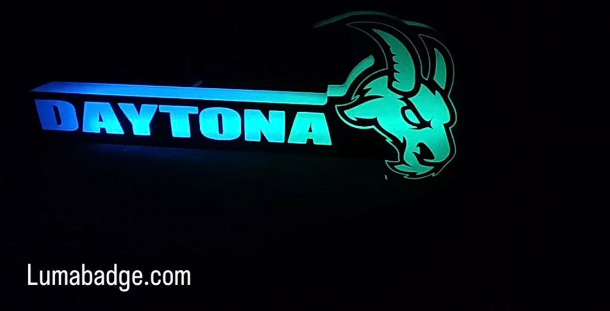 Daytona goat RGB badge