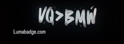 VQ>BMW RGB badge