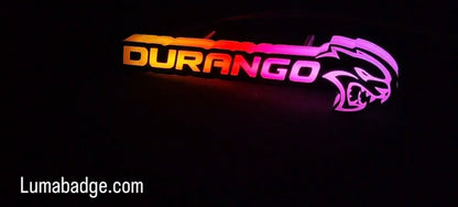 Durango hellcat RGB badge