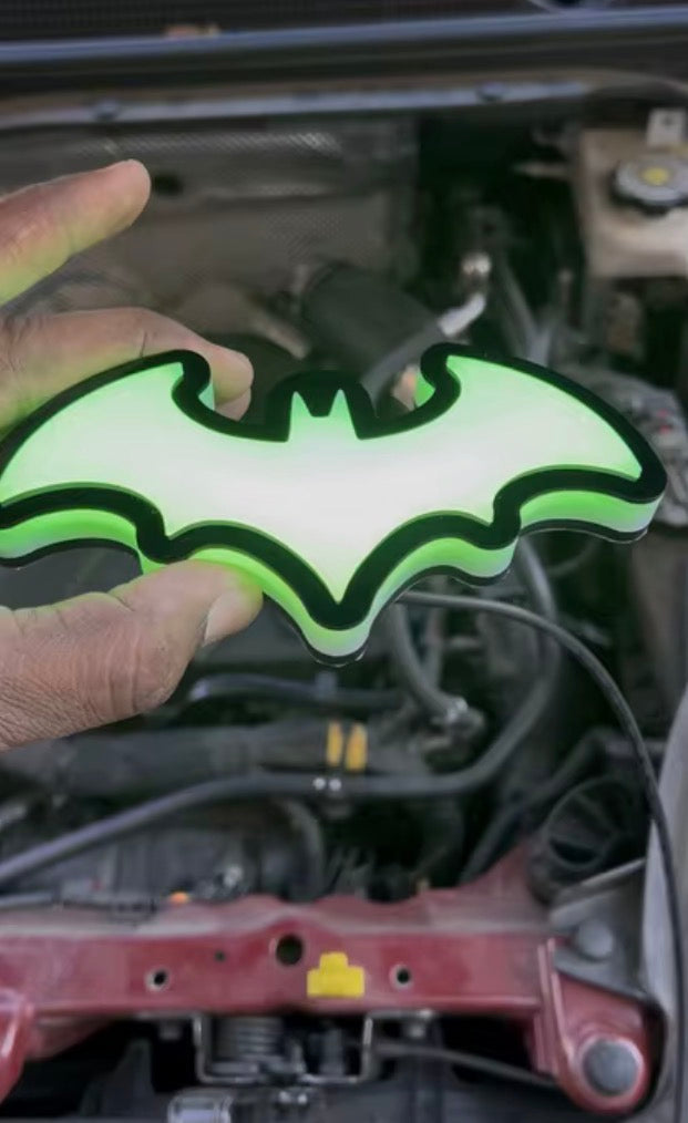 Custom car grille RGB badges