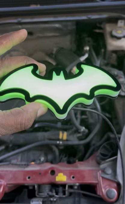 Custom car grille RGB badges