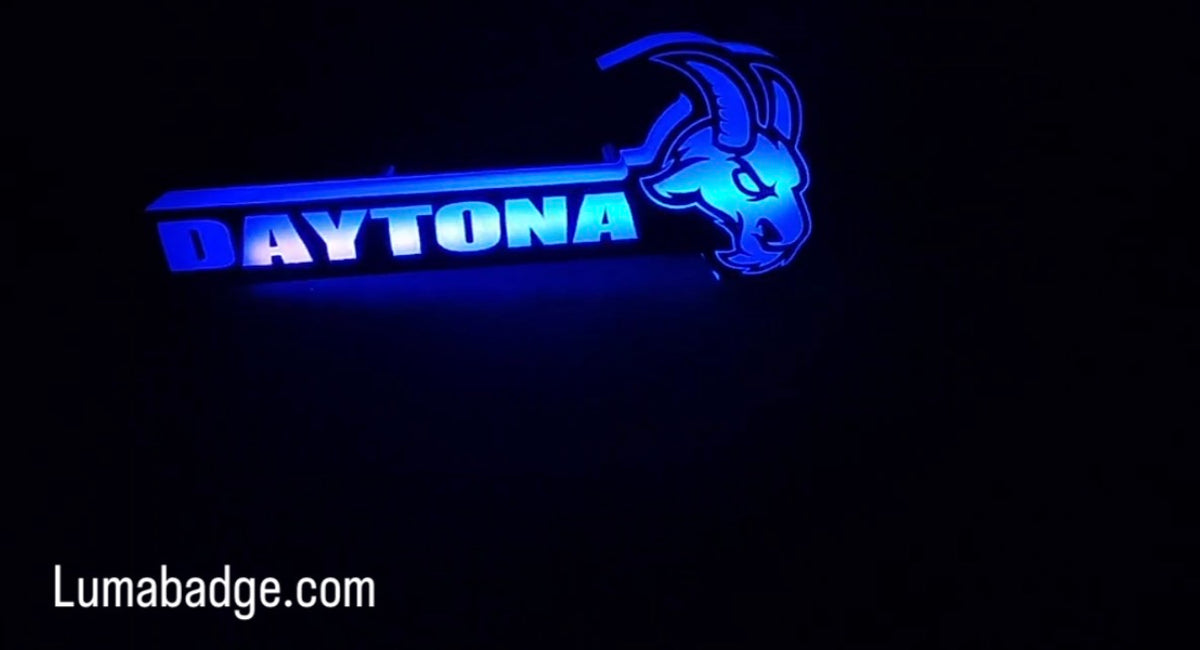 Daytona goat RGB badge