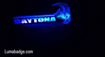 Daytona goat RGB badge