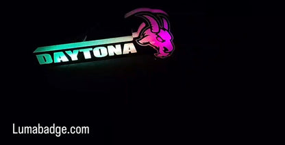 Daytona goat RGB badge